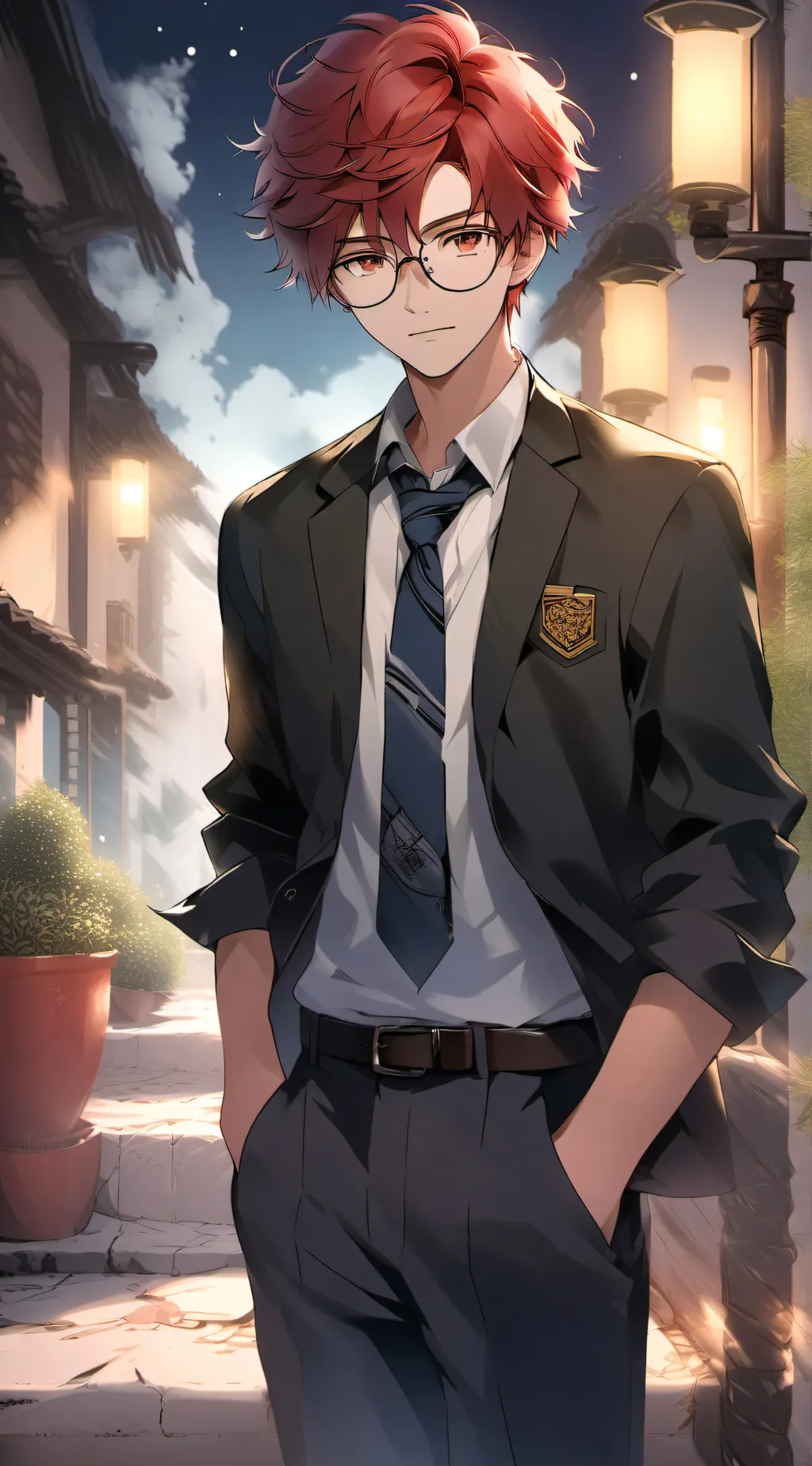 ai character: Leo background