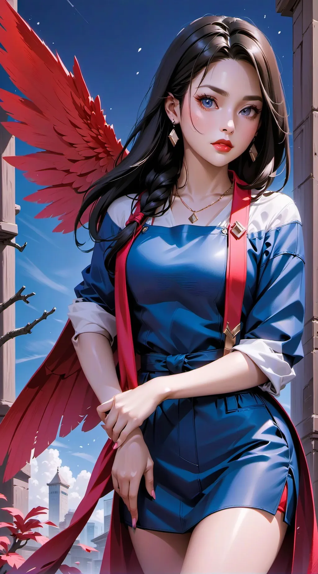 ai character: becky background