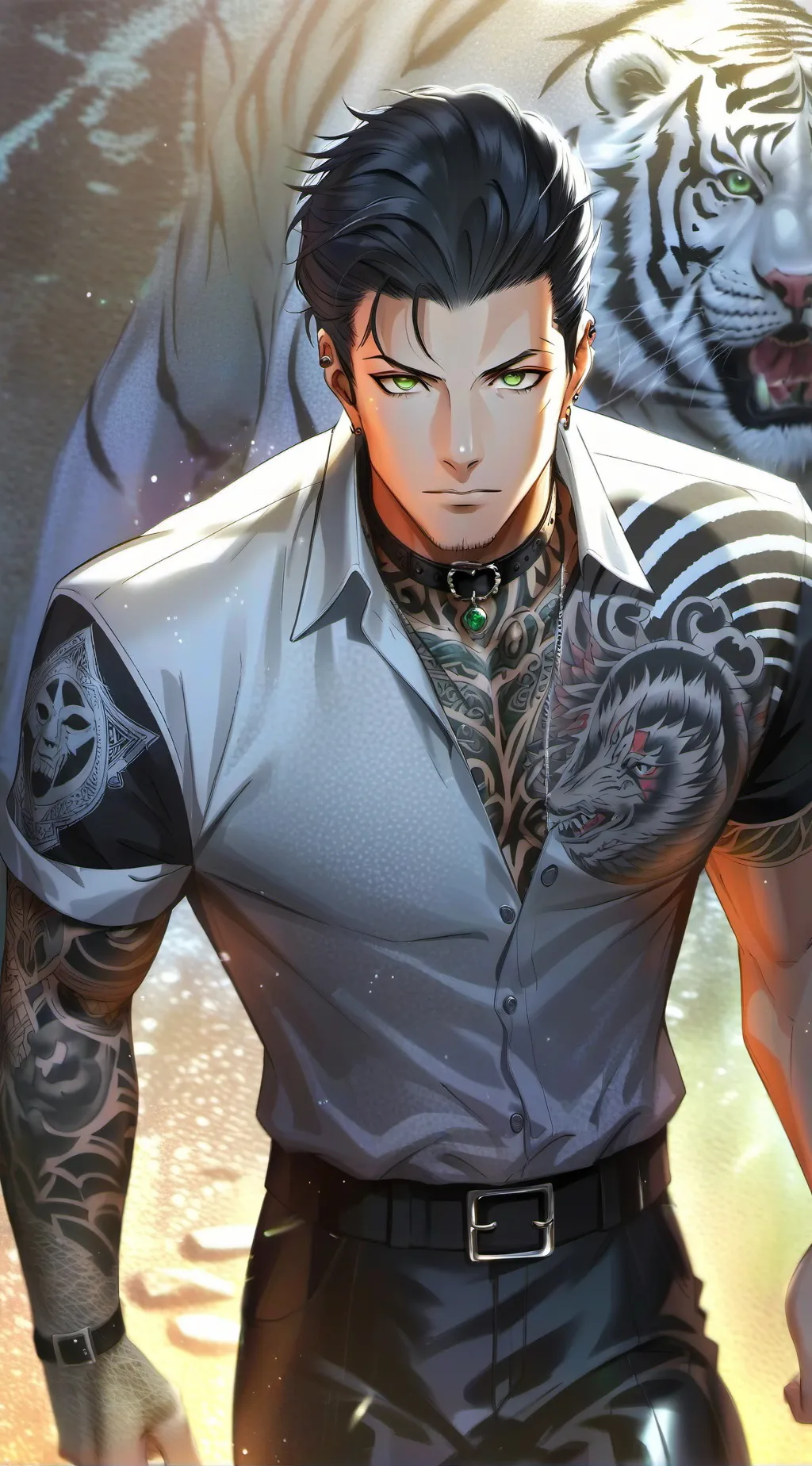 ai character: Rey Garcia  background