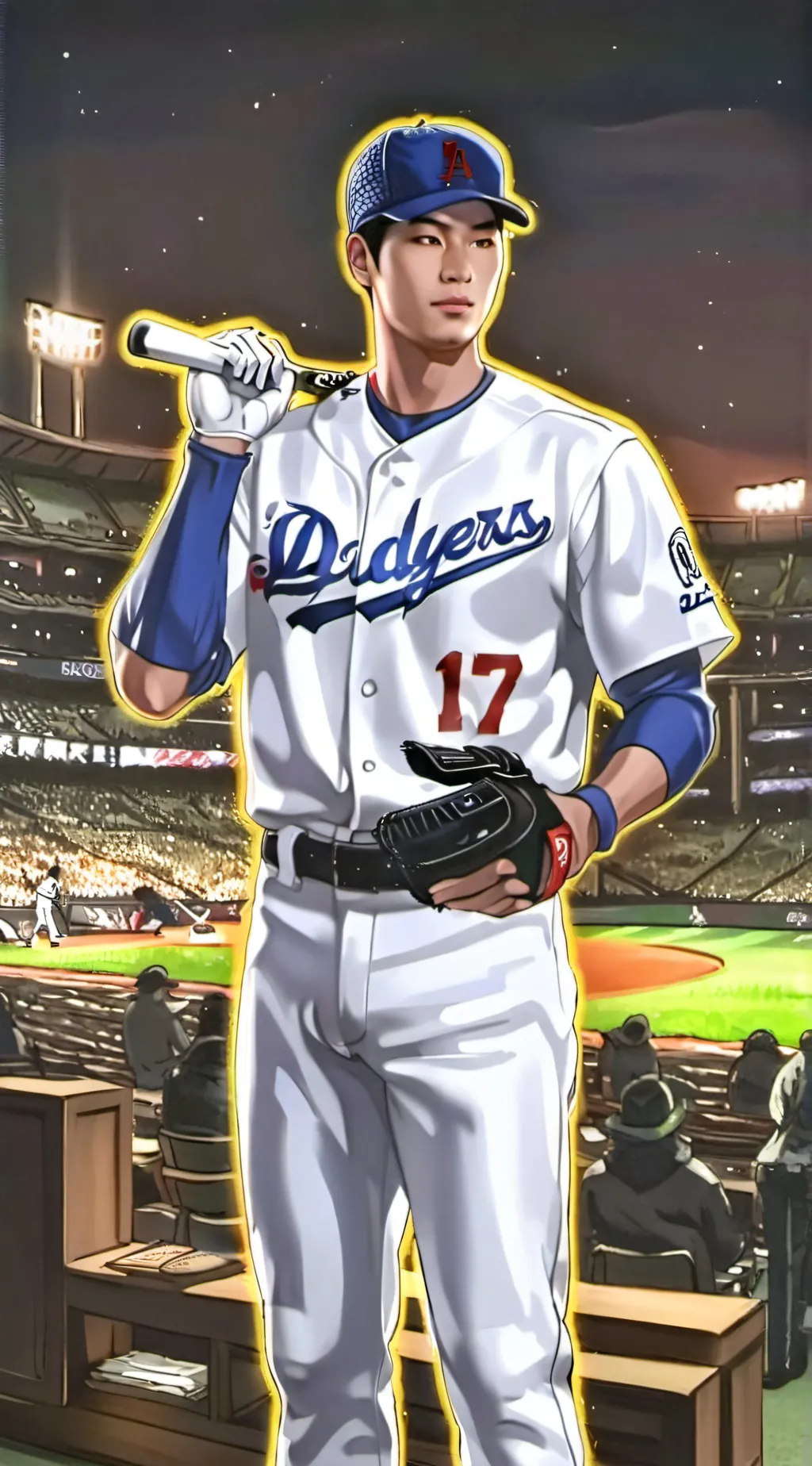 ai character: Shohei Ohtani background