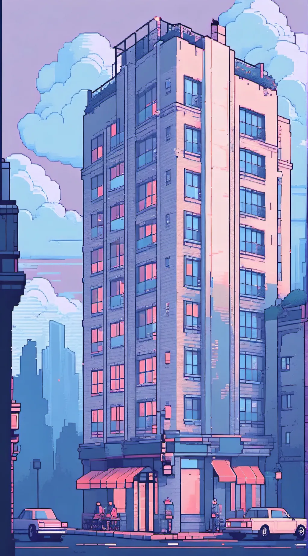 ai character: HH x Pibby background