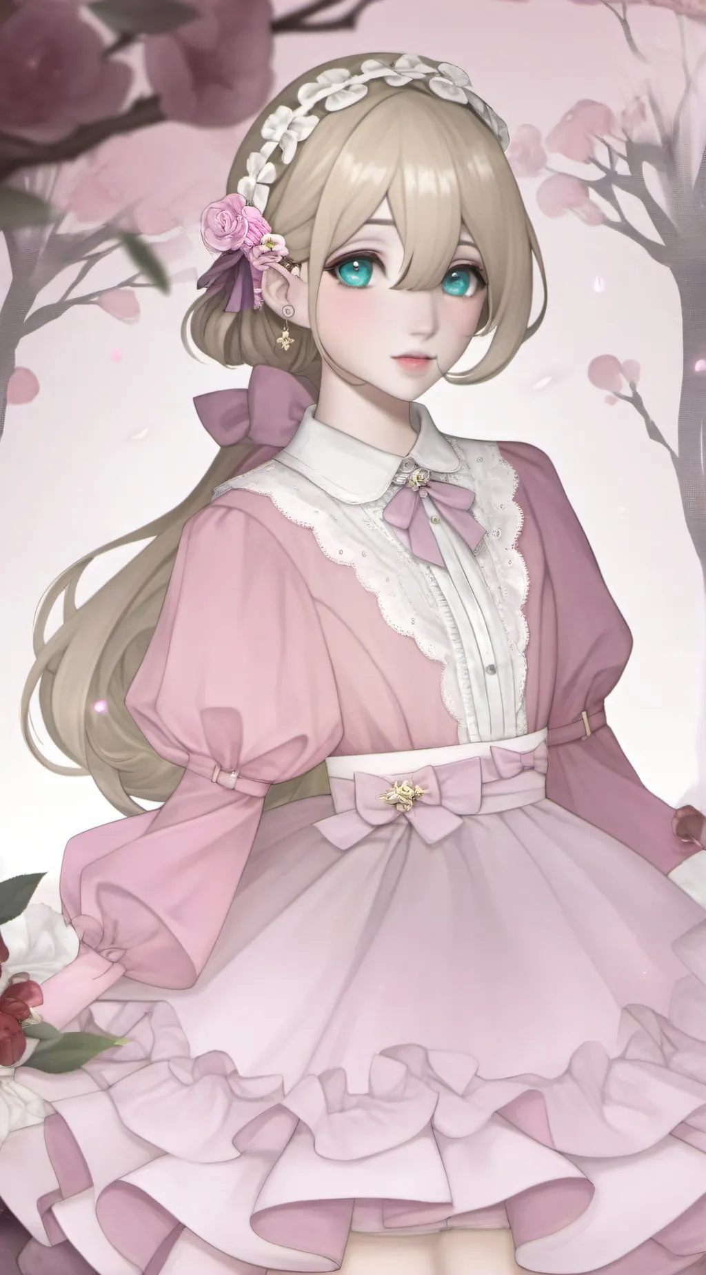 ai character: Lily background