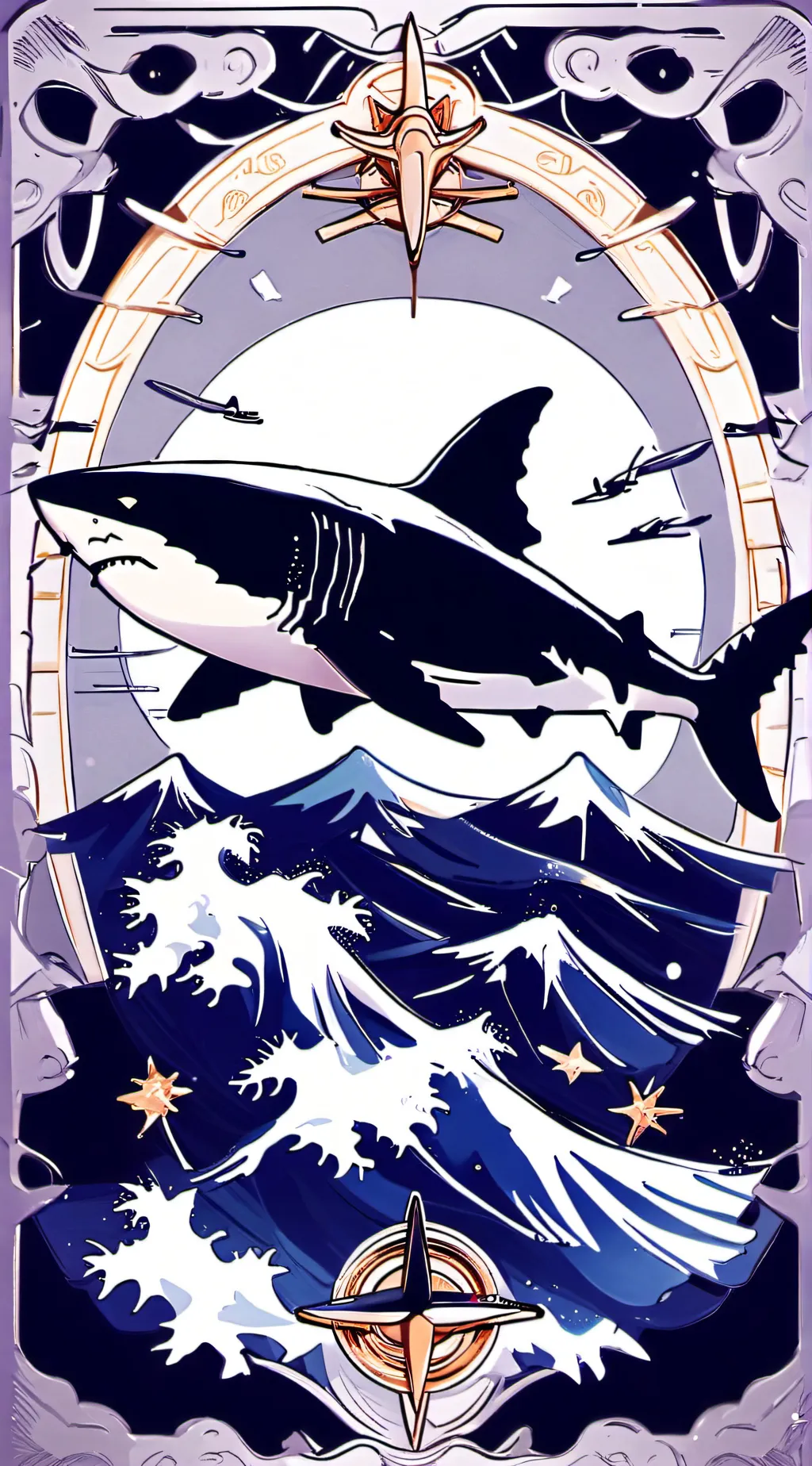 ai character: sharky :) background