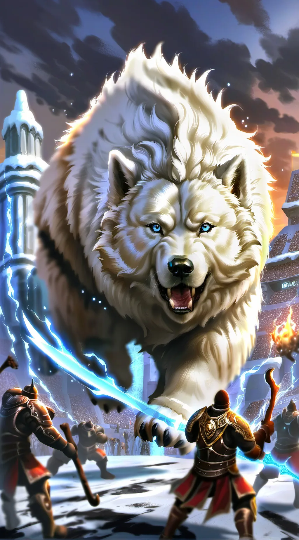 ai character: King Grizz background