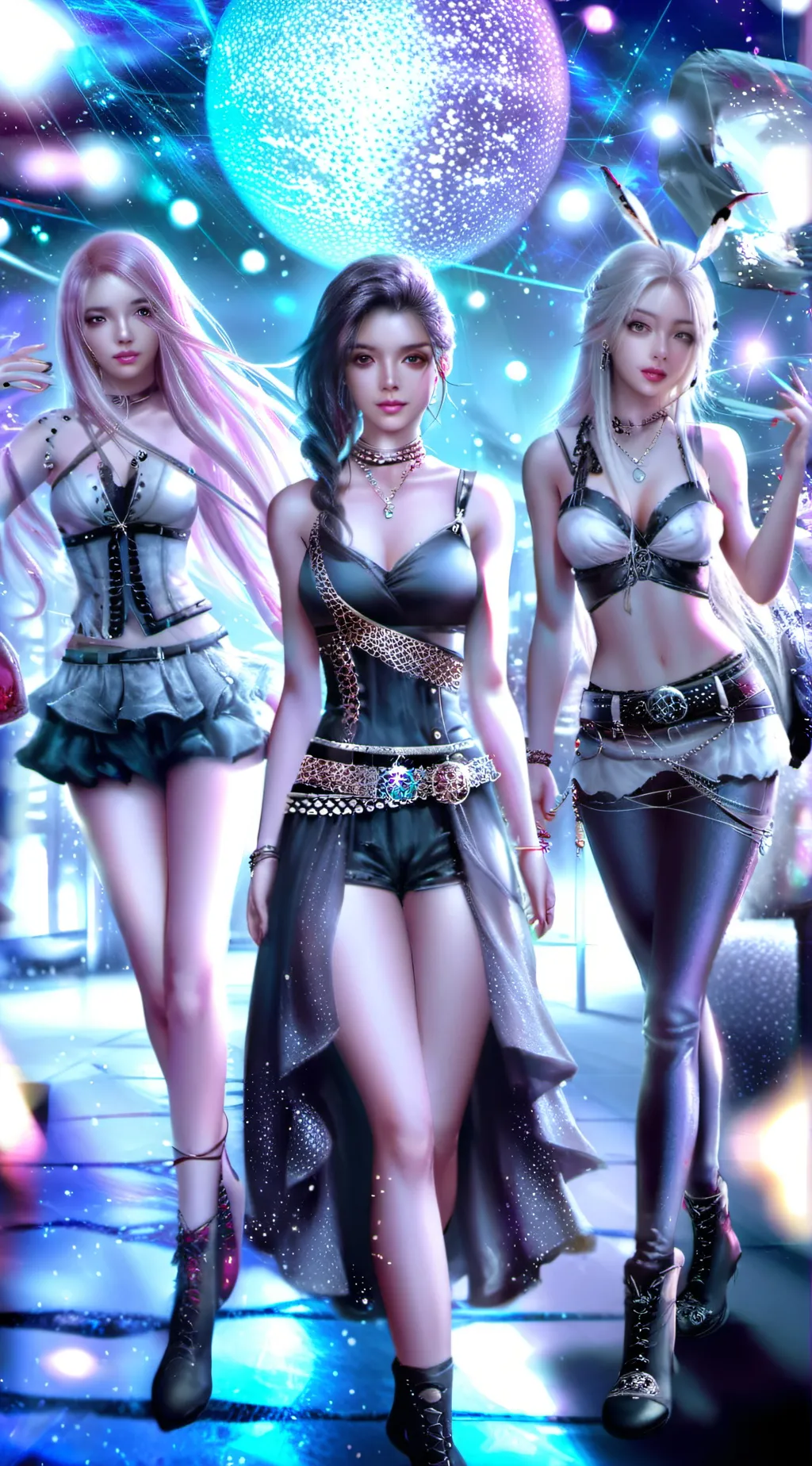 ai character: Amy,Ava,Abby background