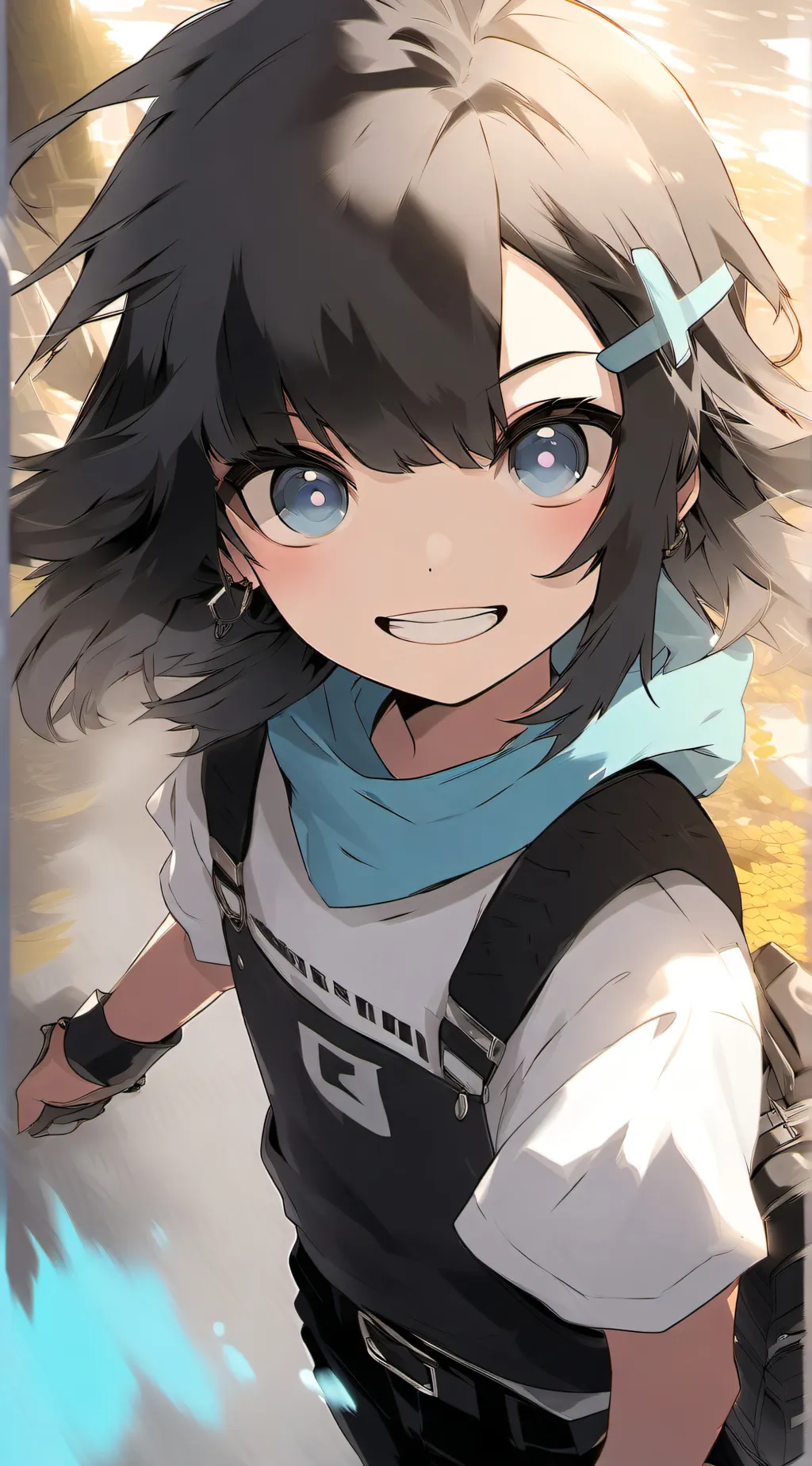 ai character: Crystal background