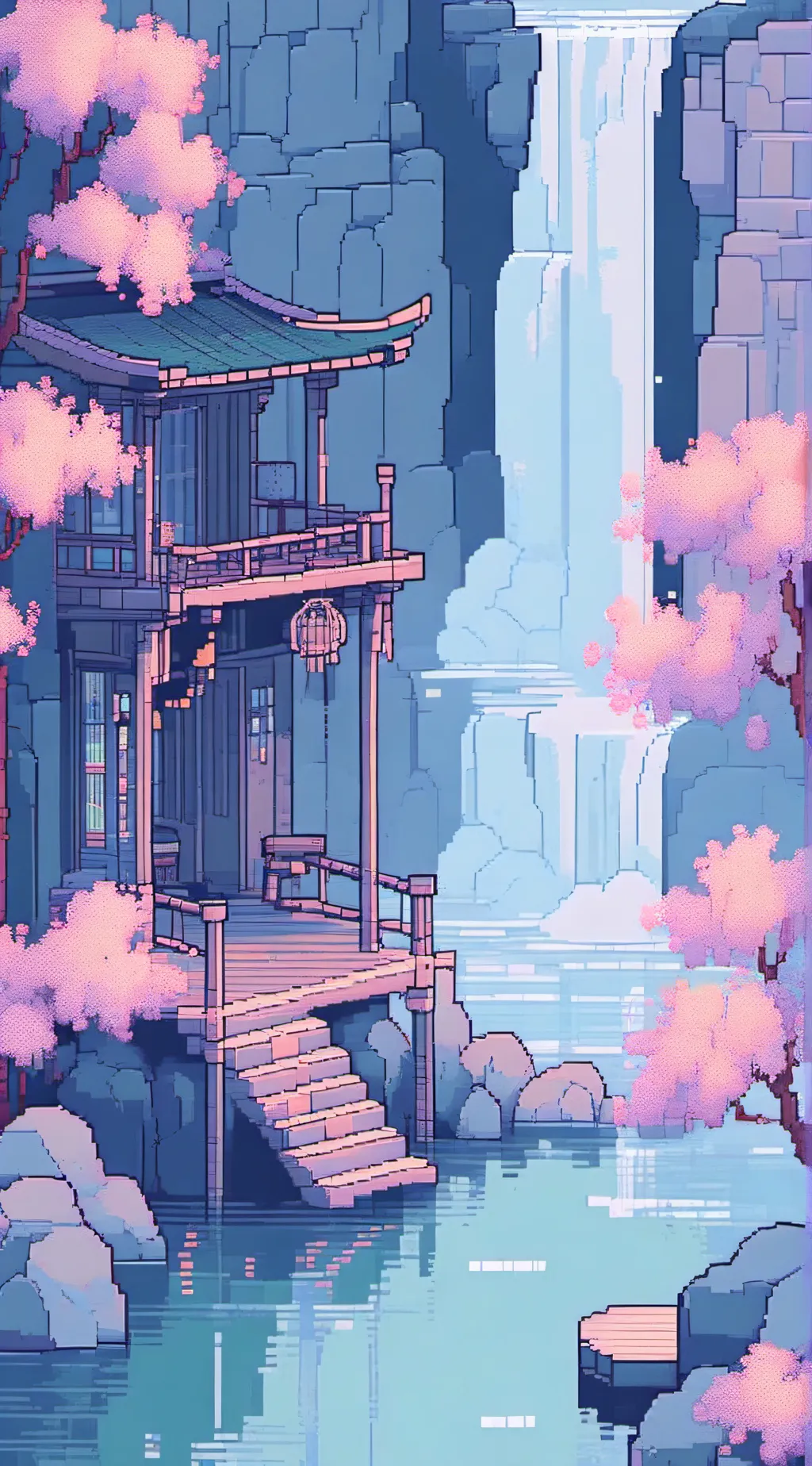 ai character: DS hot springs  background