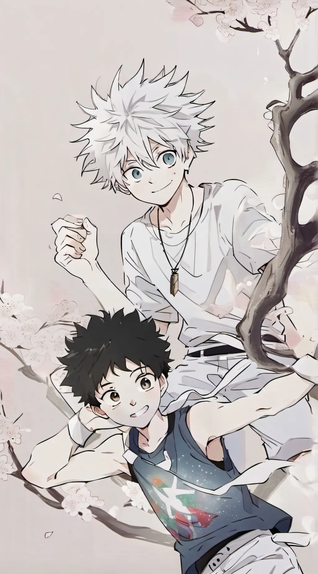 ai character: Gon x Killua background