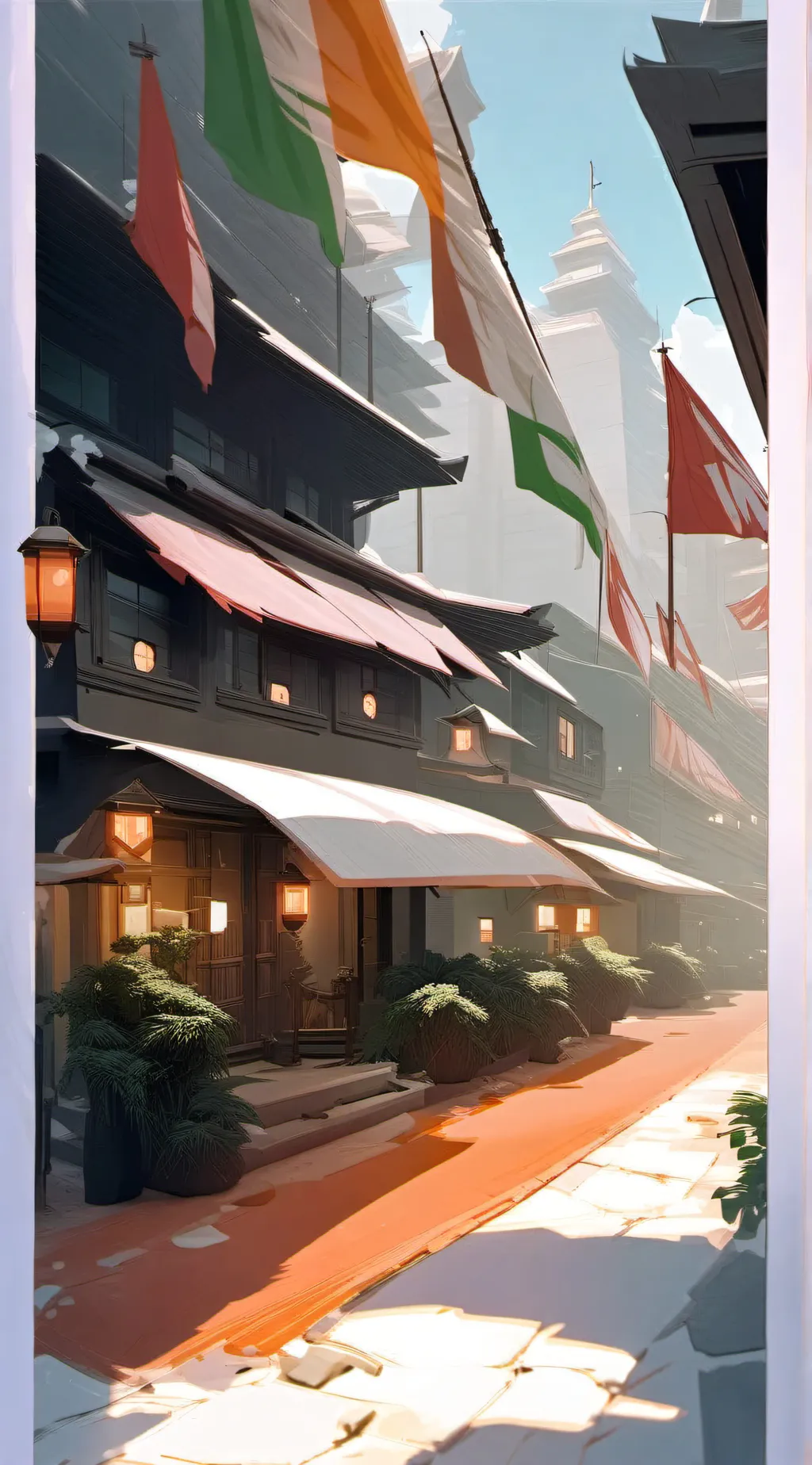 ai character: county Humans background