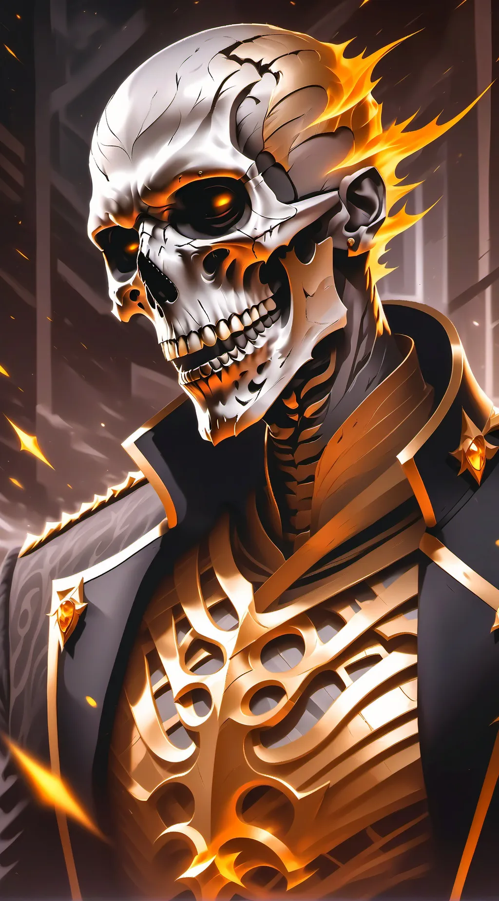 ai character: mr.skelly background