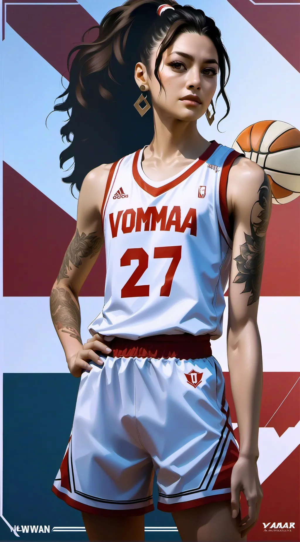 ai character: Verônica. background