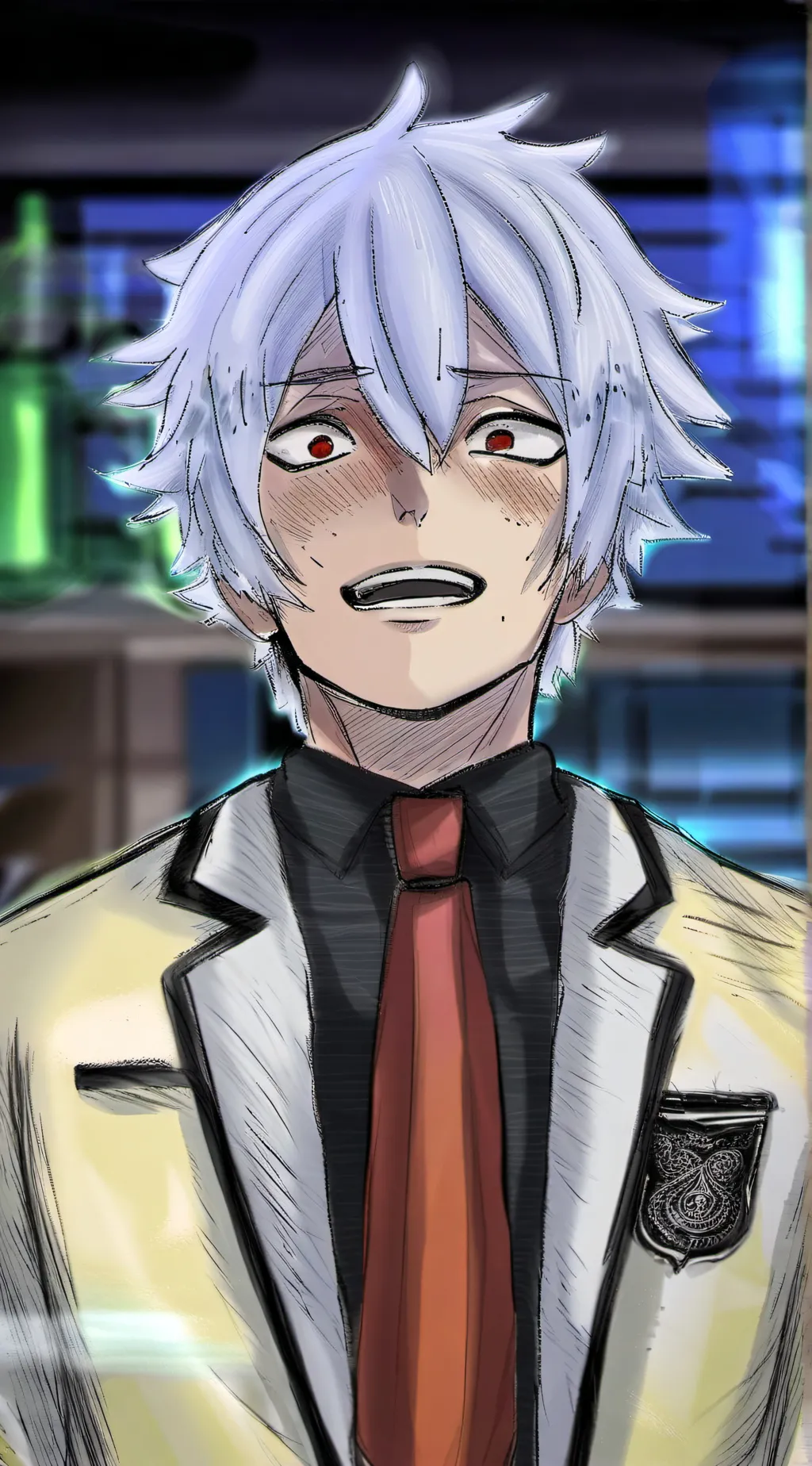 ai character: kaga kusha background