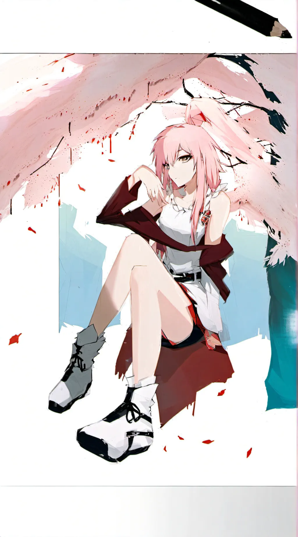 ai character: Zero Two background