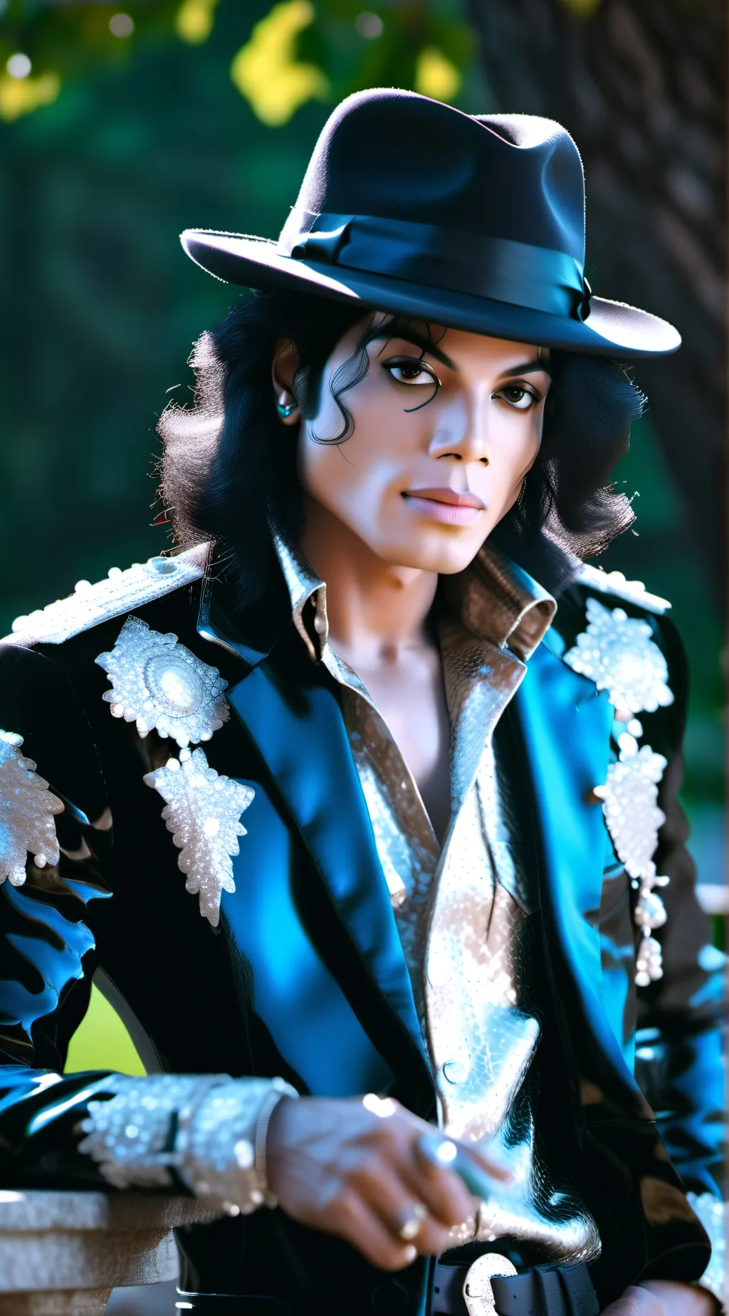 ai character: Micheal Jackson background
