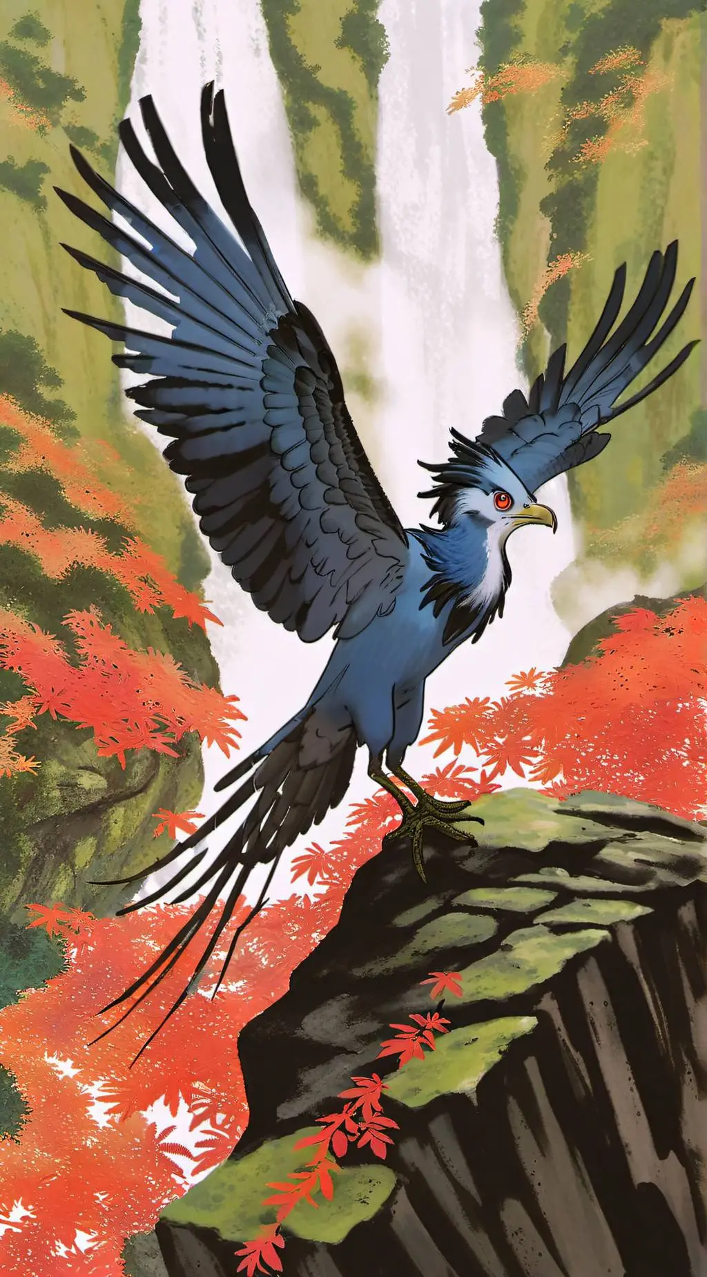 ai character: Extinct birds background