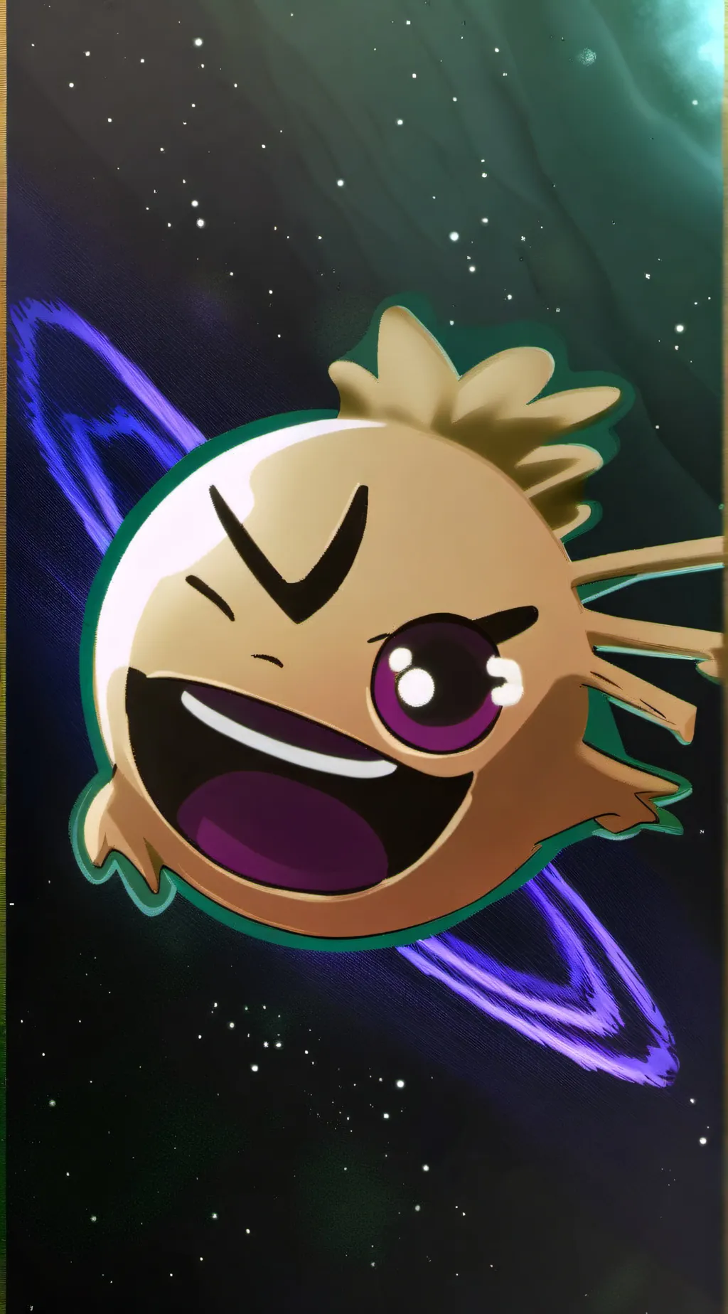 ai character: Asteroidy background