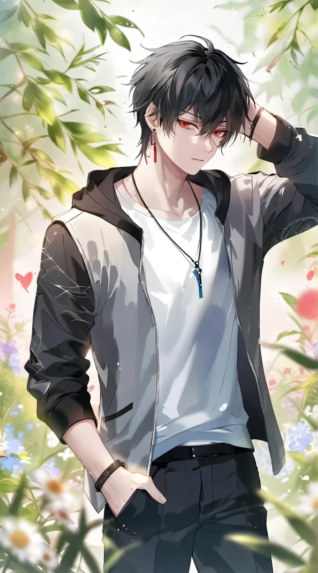 ai character: Kai  background