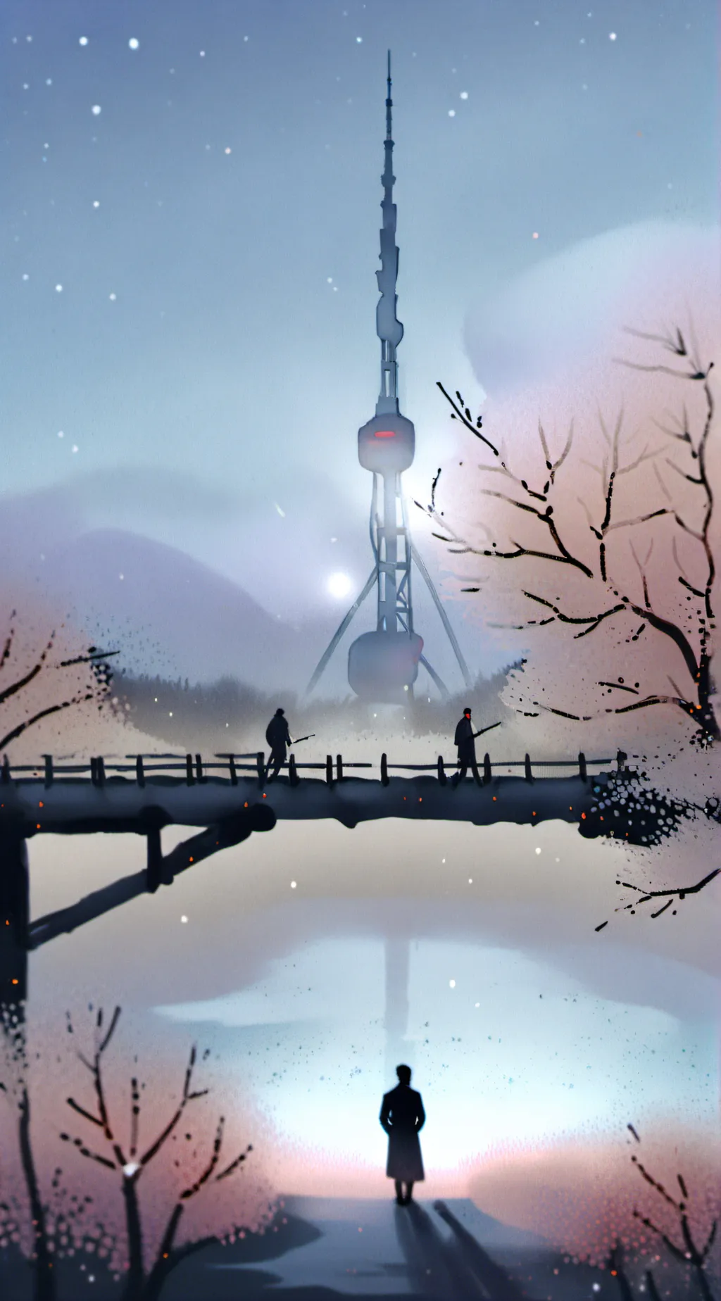 ai character: COMMENT IDEA! background