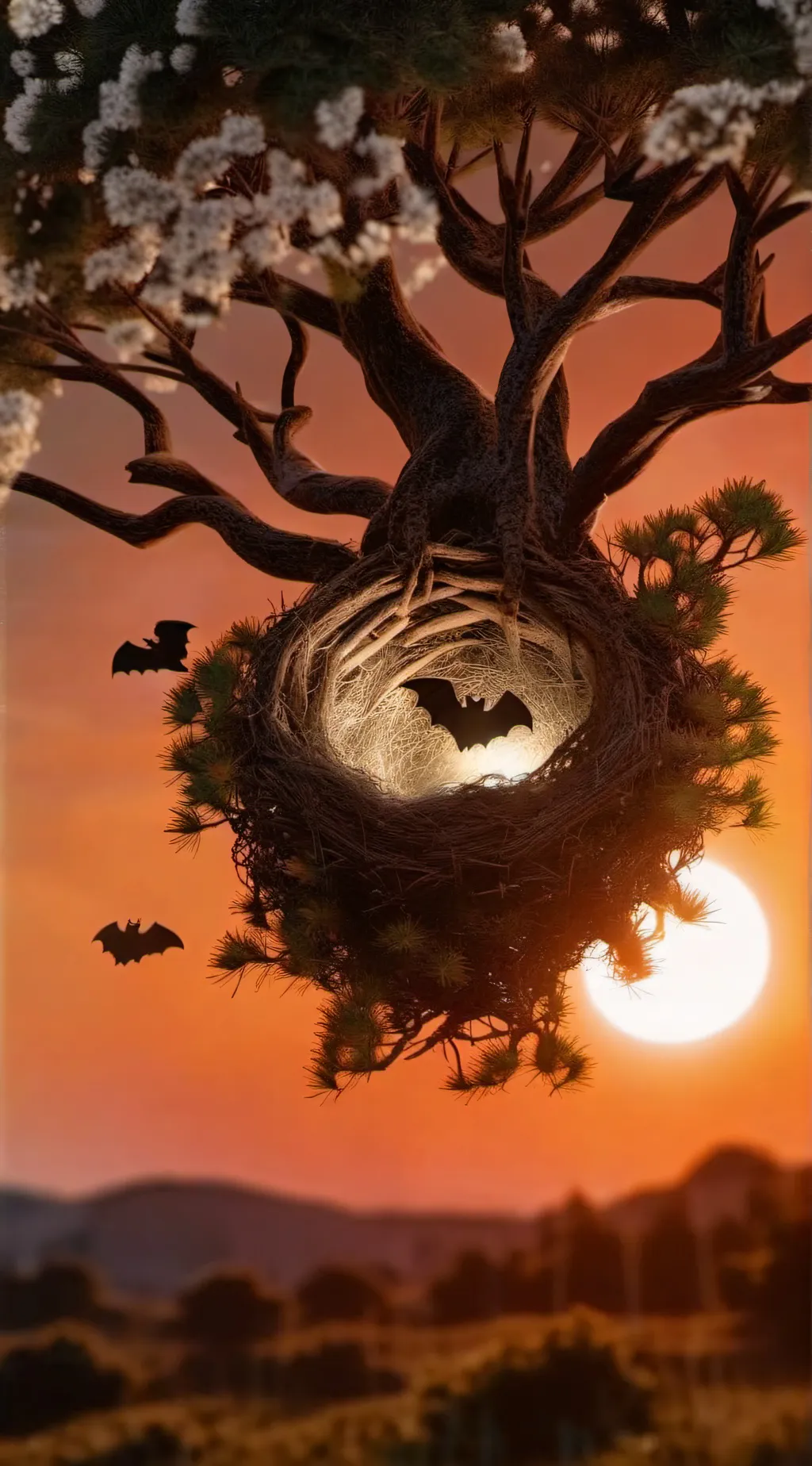 ai character: Bat life background