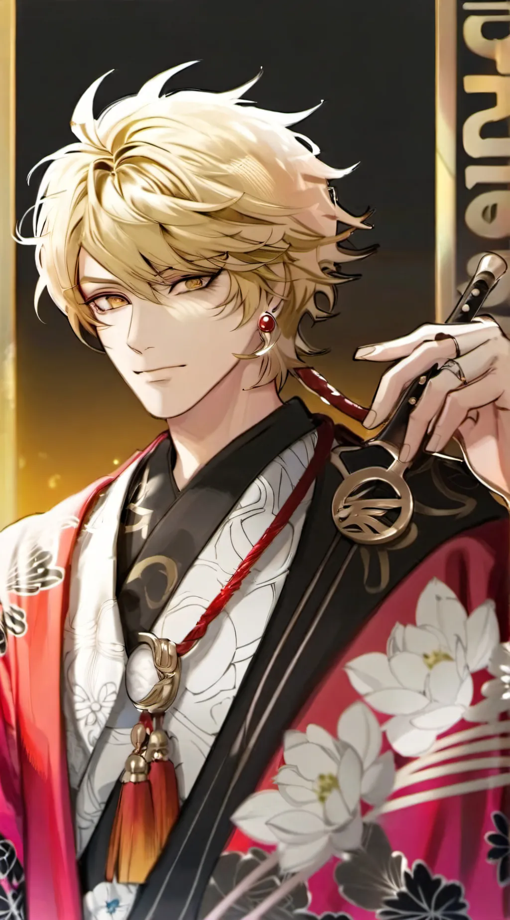 ai character: Douma x Akaza background