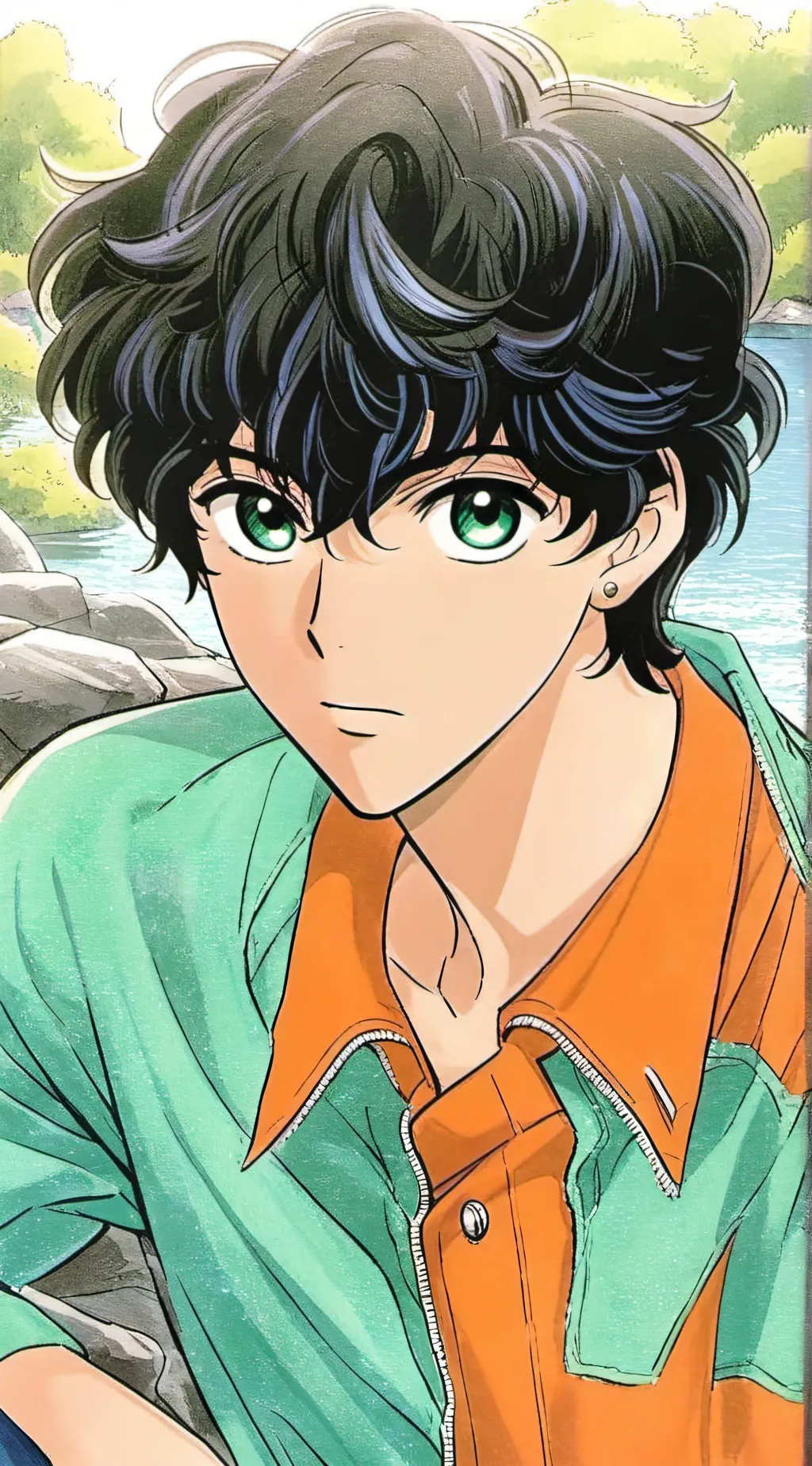 ai character: Percy Jackson  background