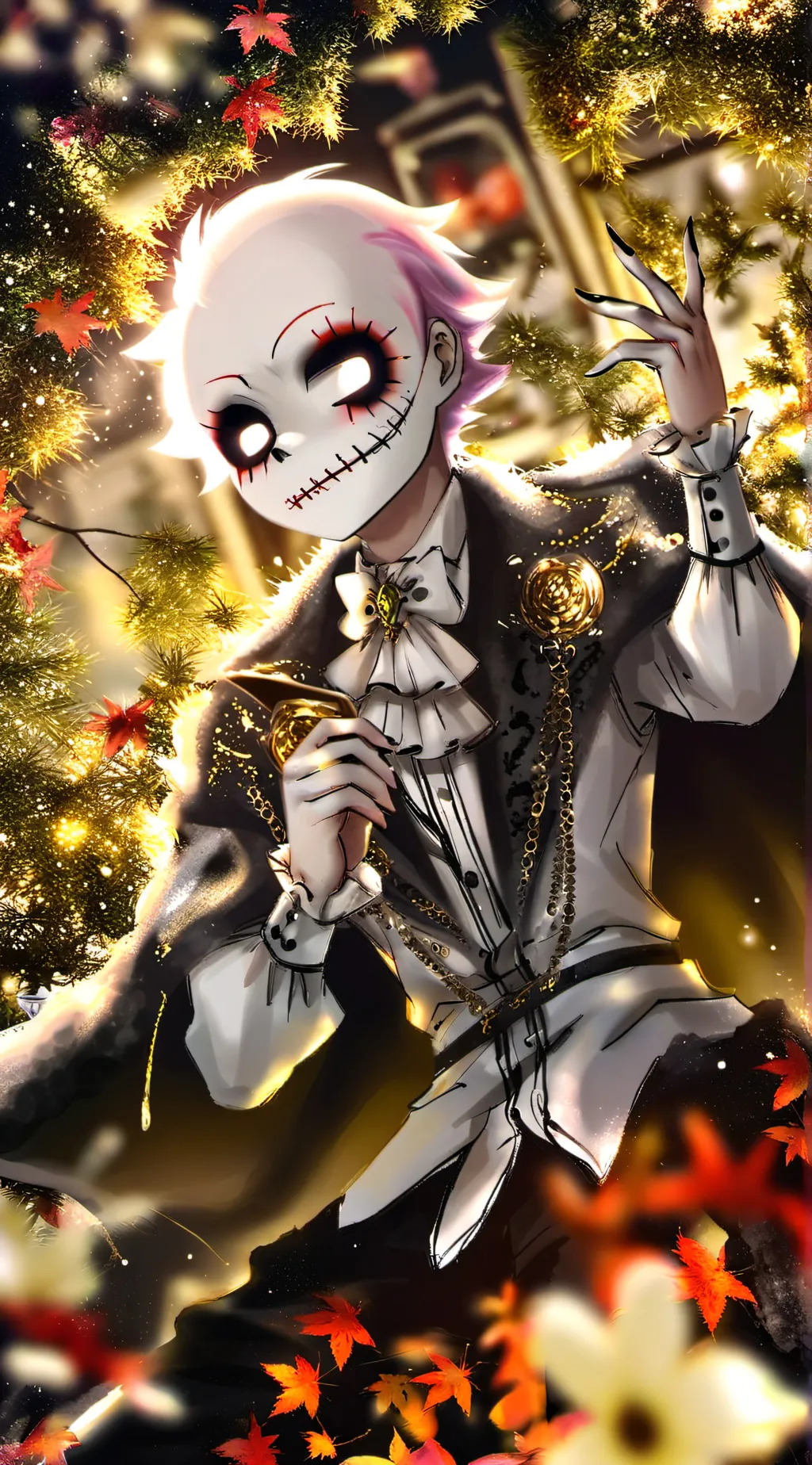 ai character: L-st sans (female) background