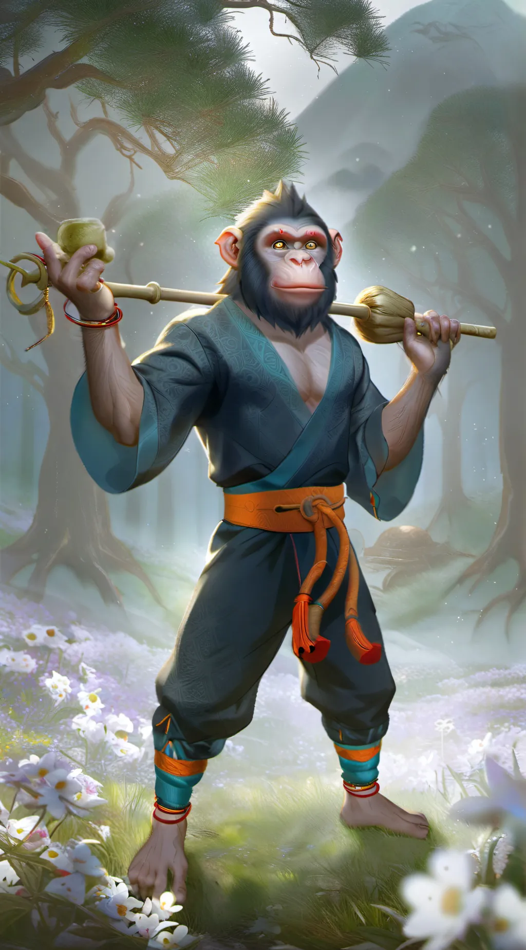 ai character: Rafiki background
