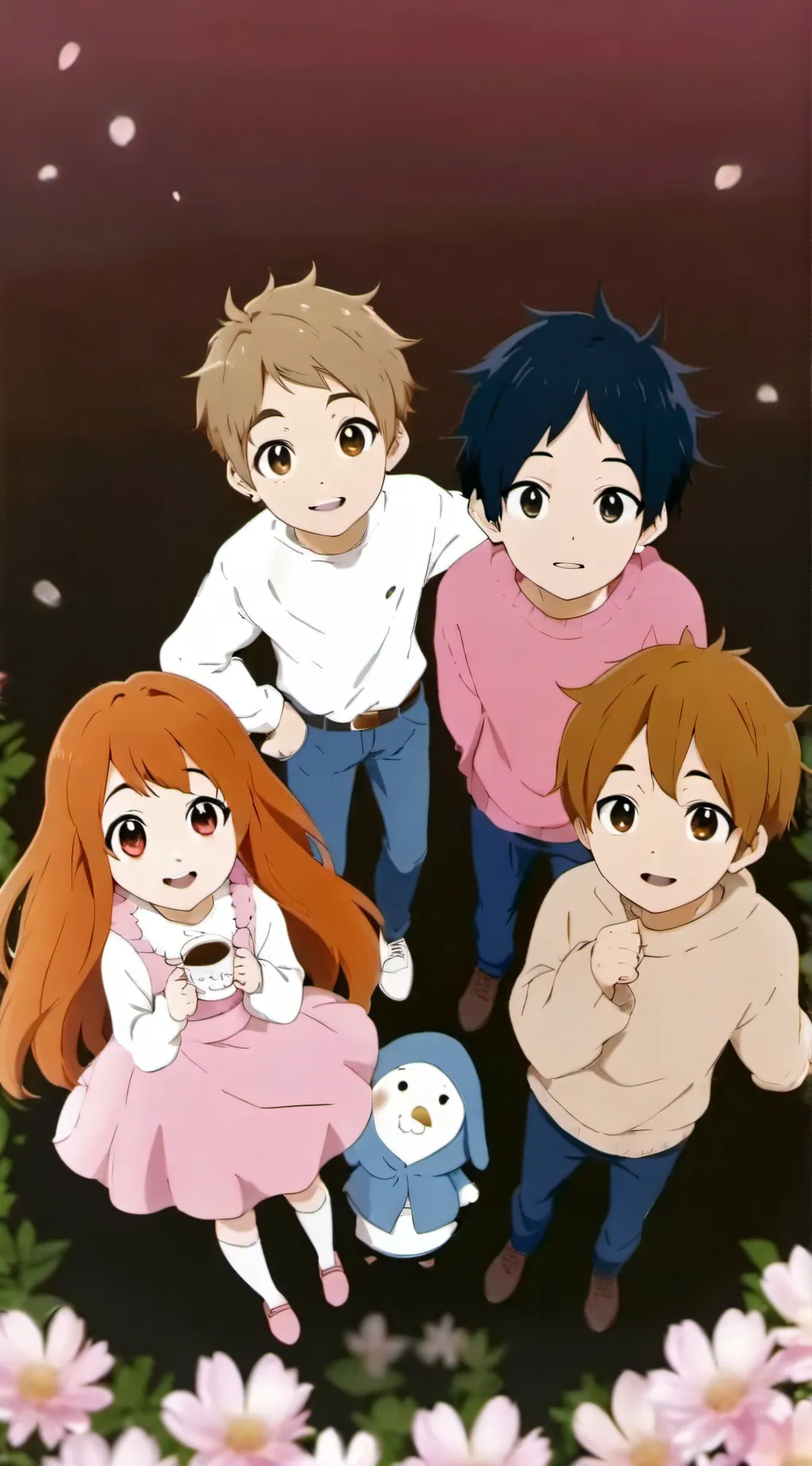 ai character: 4 younger siblings background