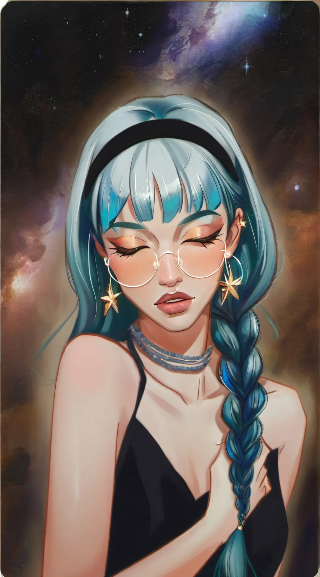 ai character: Luna background