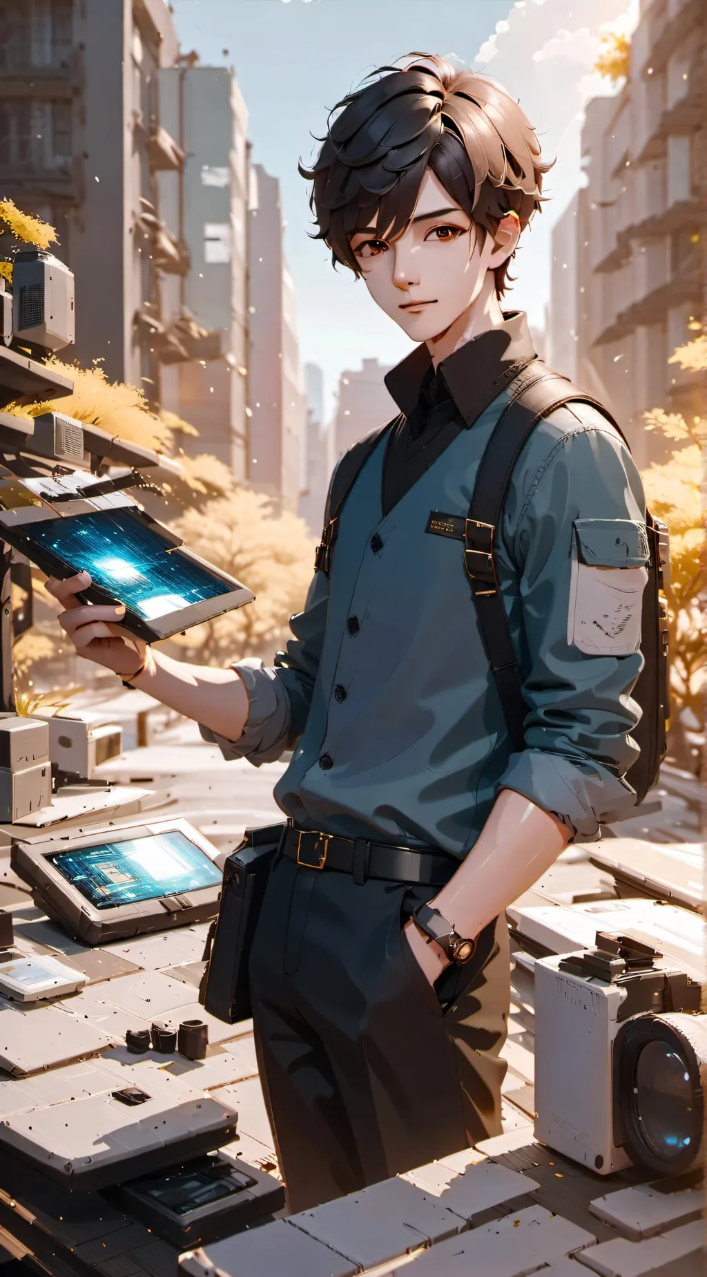 ai character: MHA remake background