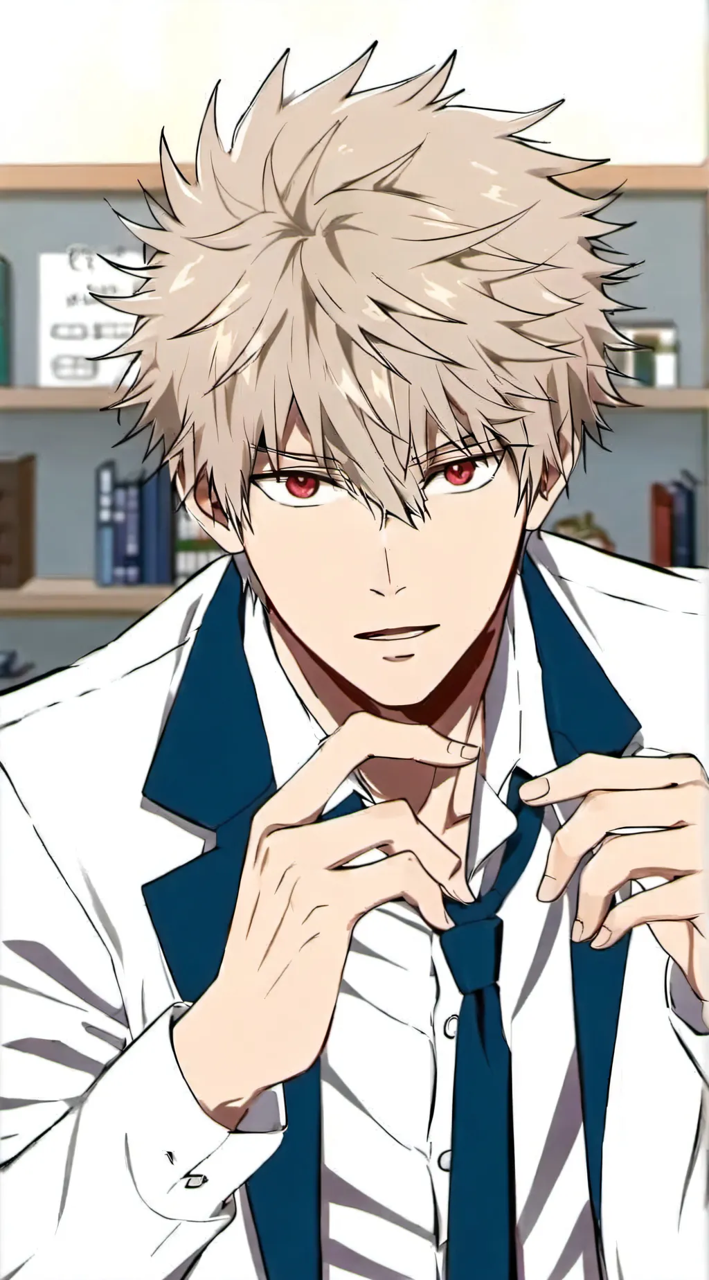 ai character: bakugo  background