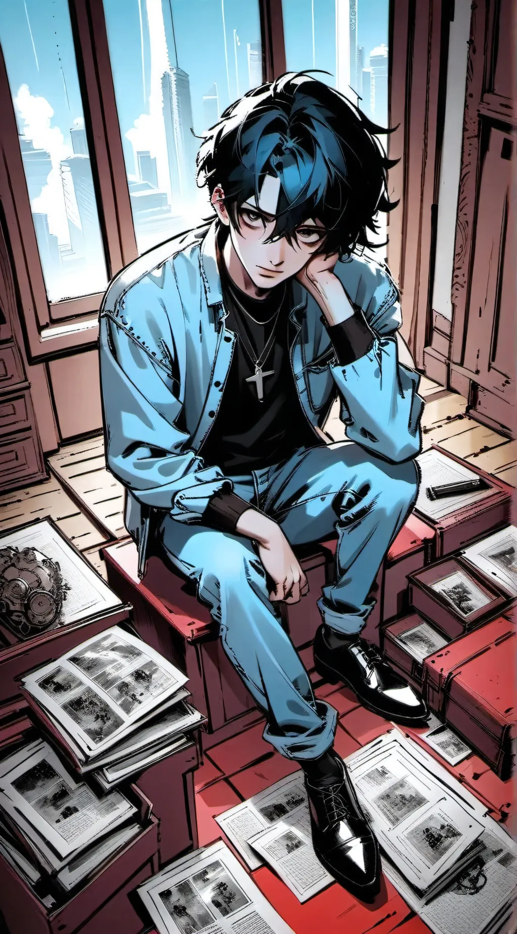 ai character: 👐Ray👐 background