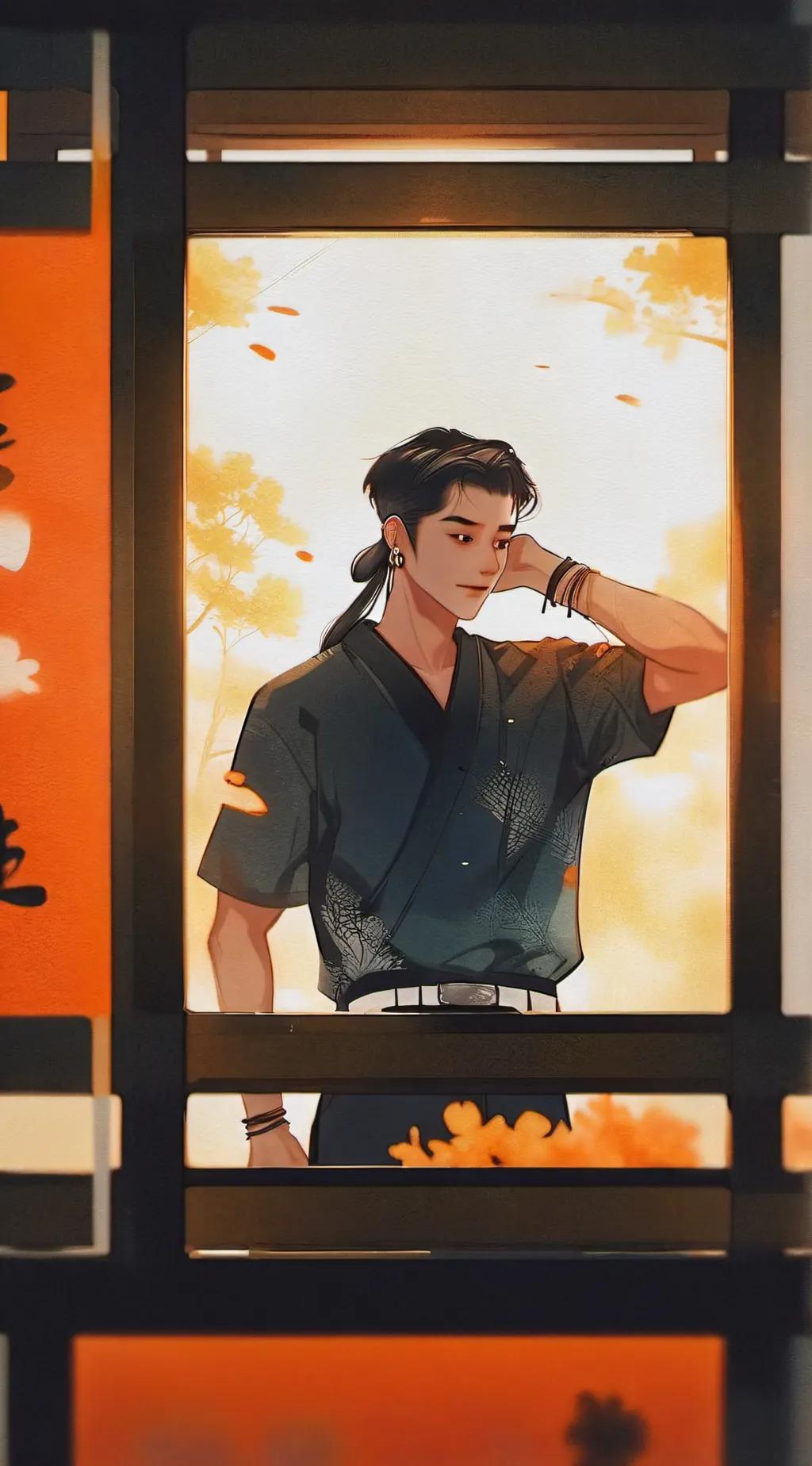 ai character: Justin background