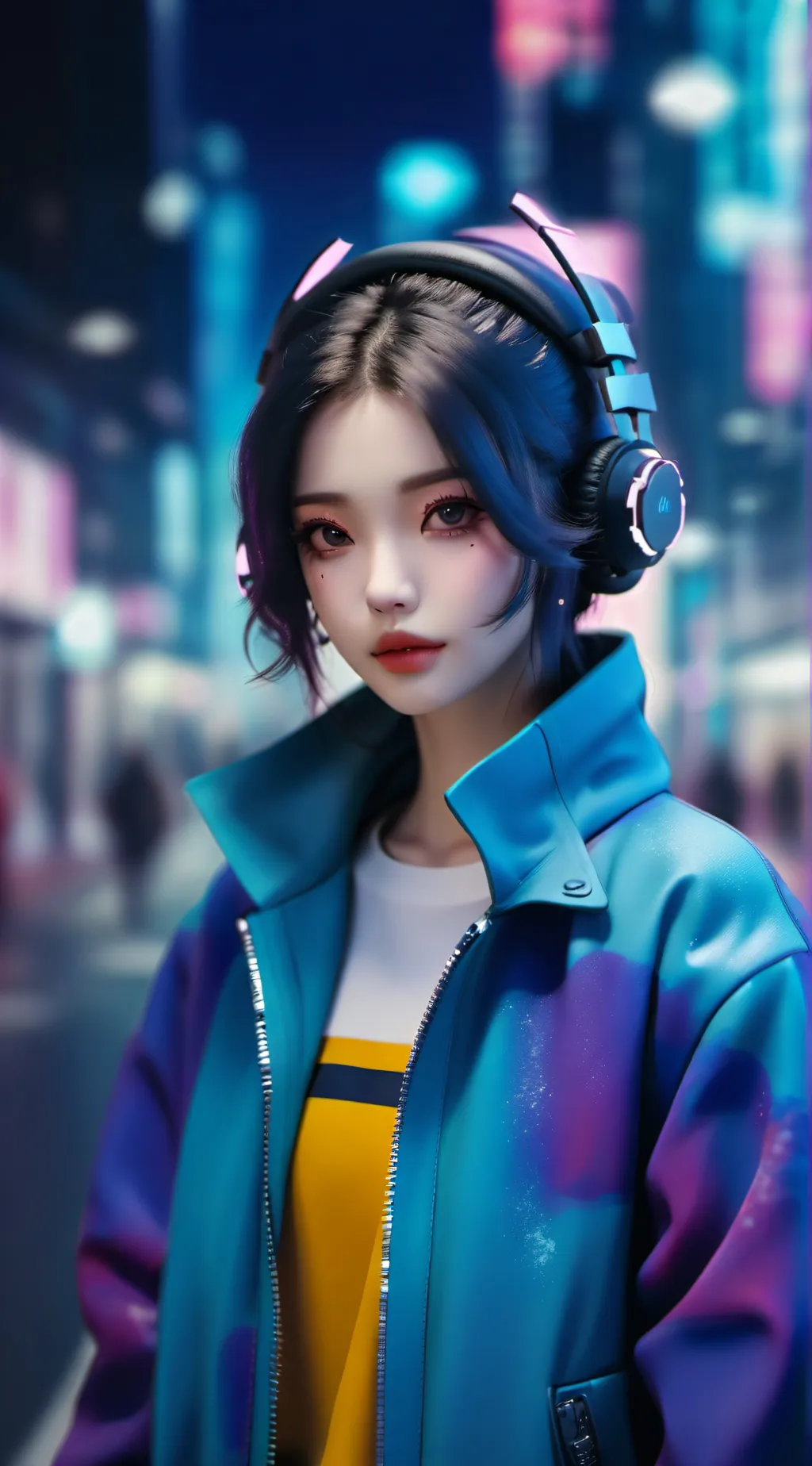 ai character: luna background