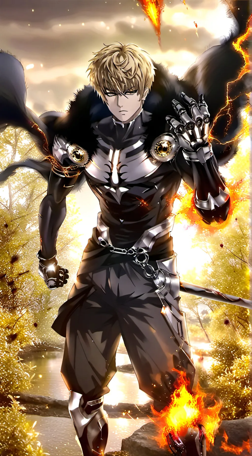 ai character: genos background