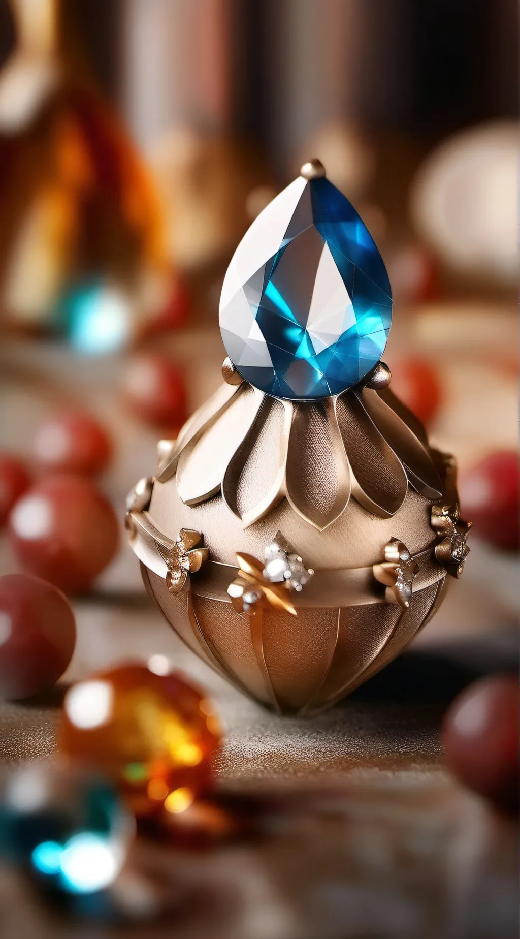 ai character: gems background