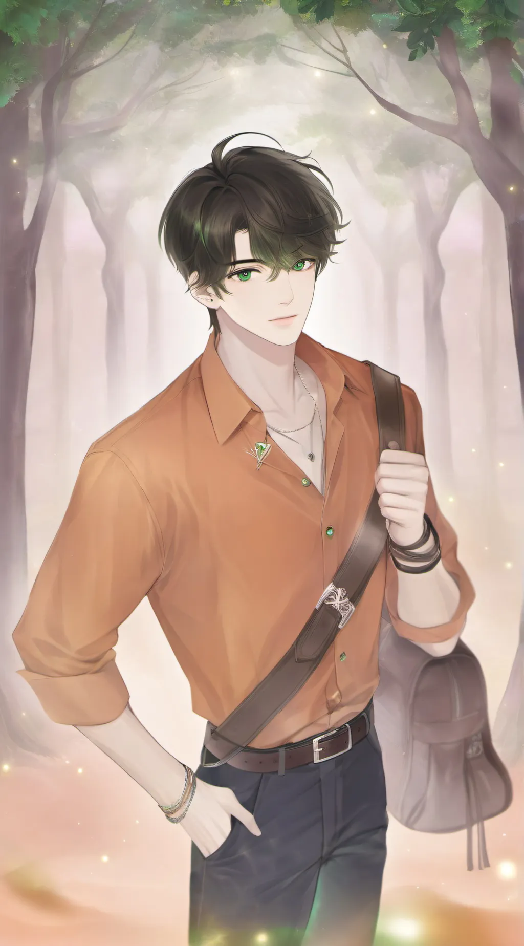 ai character: percy Jackson  background