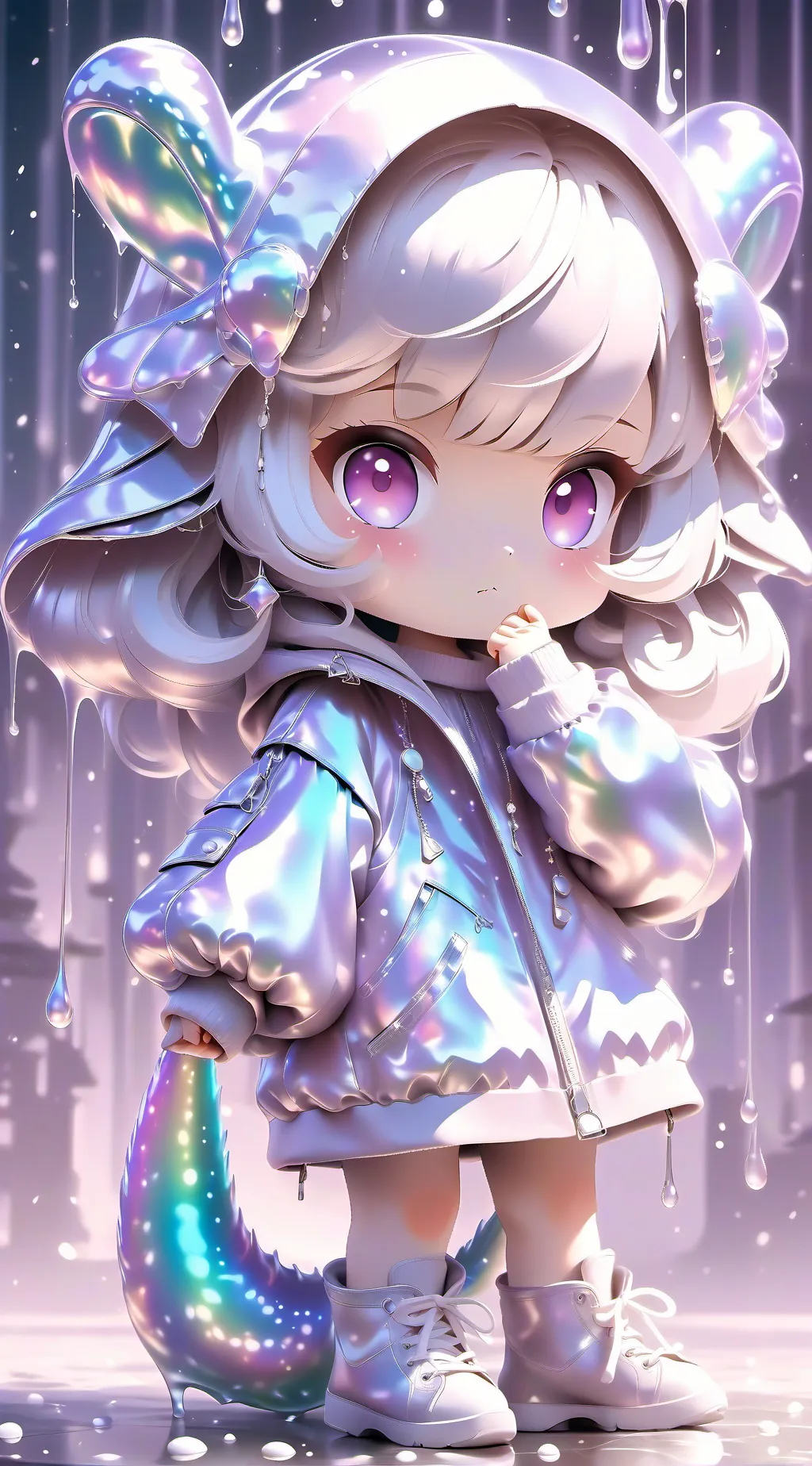 ai character: Lily rails 🦋 background