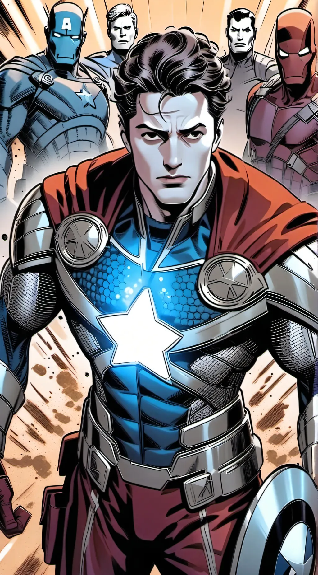 ai character: avengers×hb background