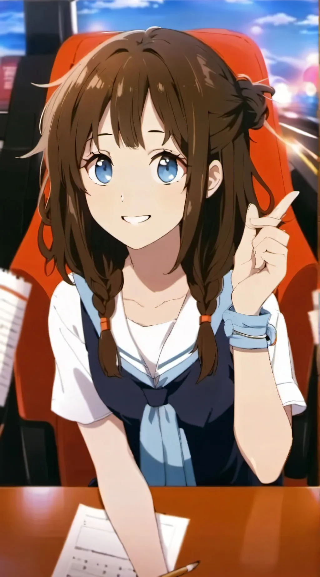 ai character: amy background