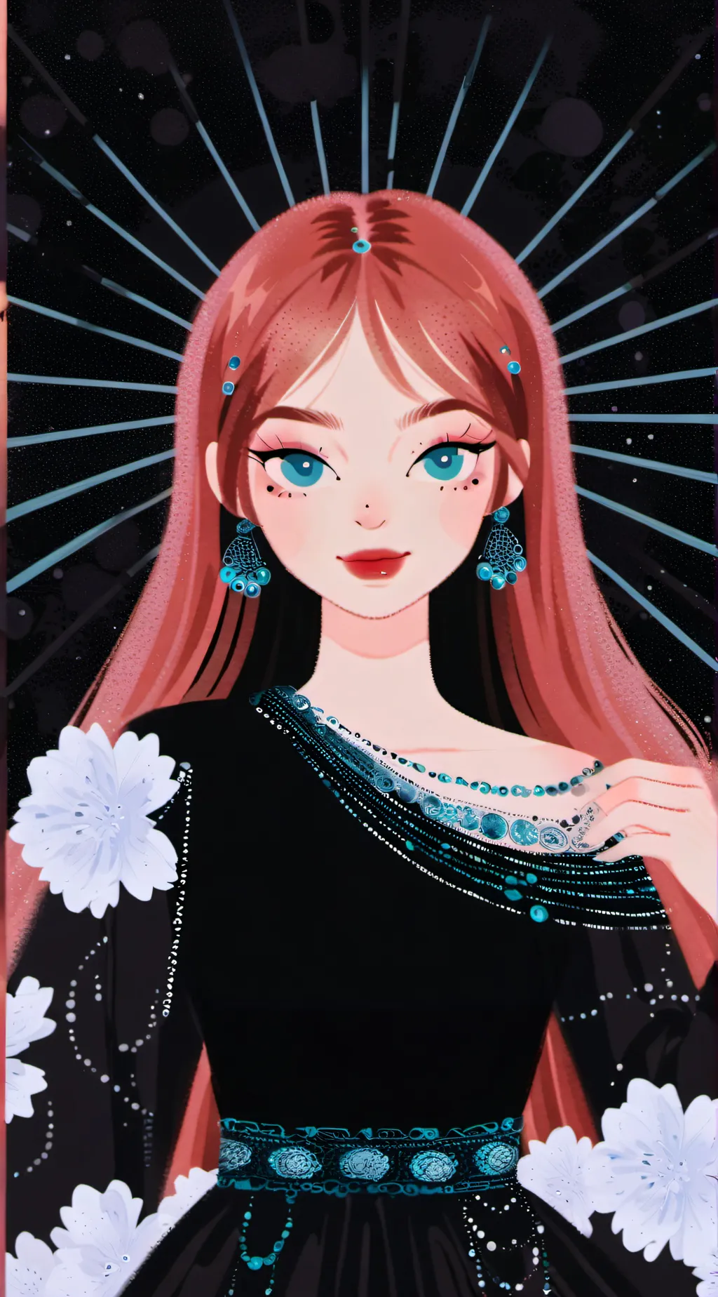 ai character: Crystal  background