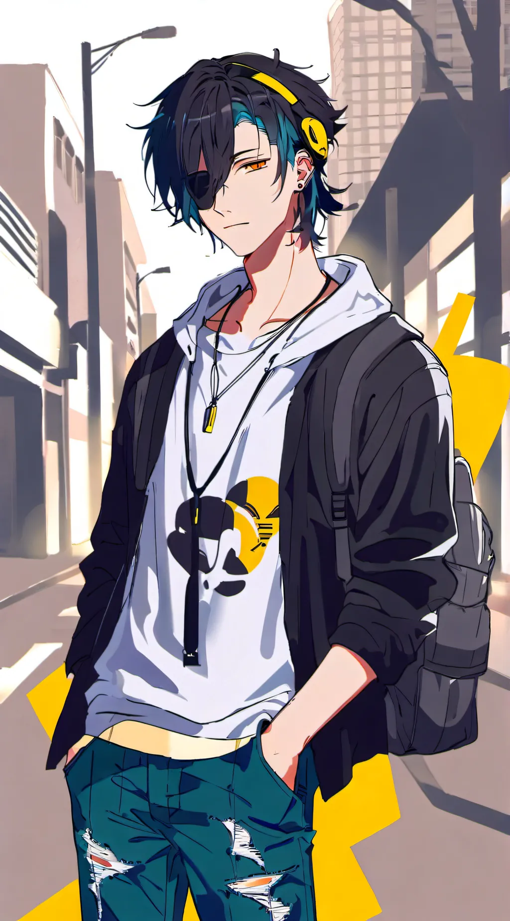 ai character: . Briggs Hampton . background