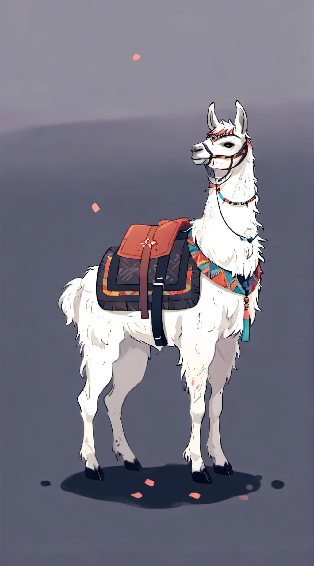 ai character: Frowning critters background