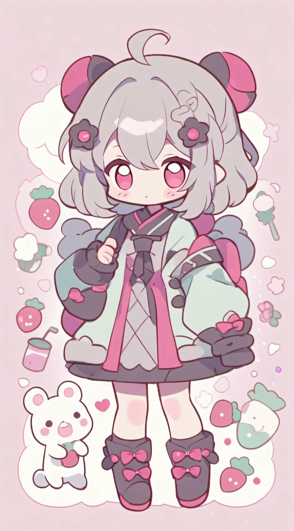 ai character: Cutie background