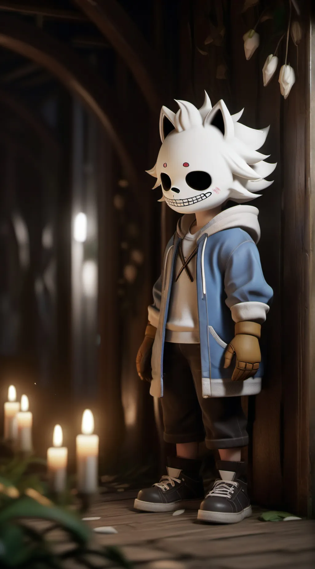 ai character: sans background