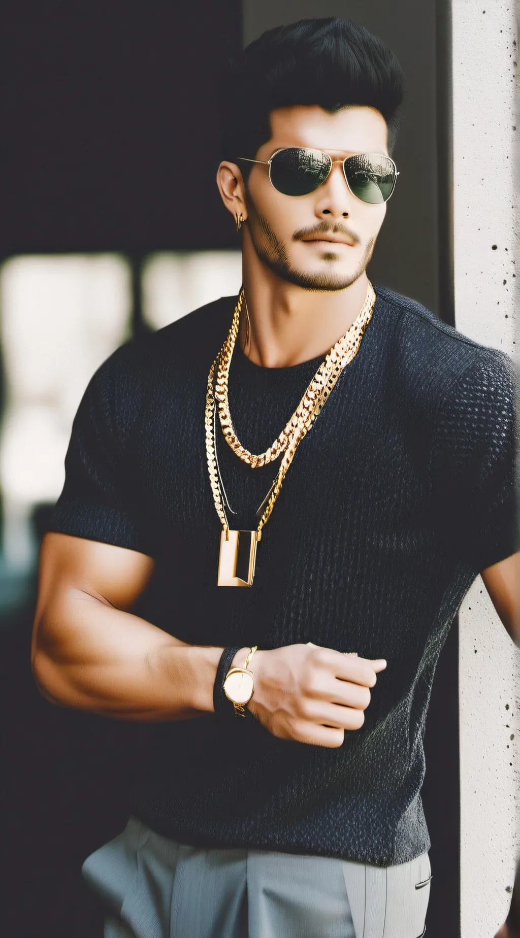 ai character: Michael  background