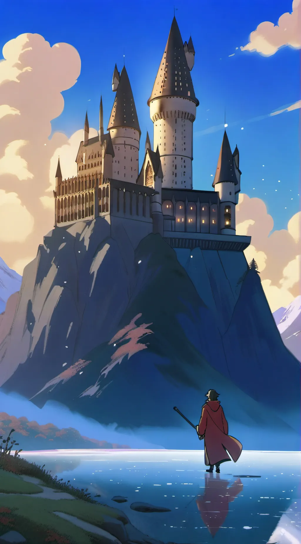 ai character: hogwarts background