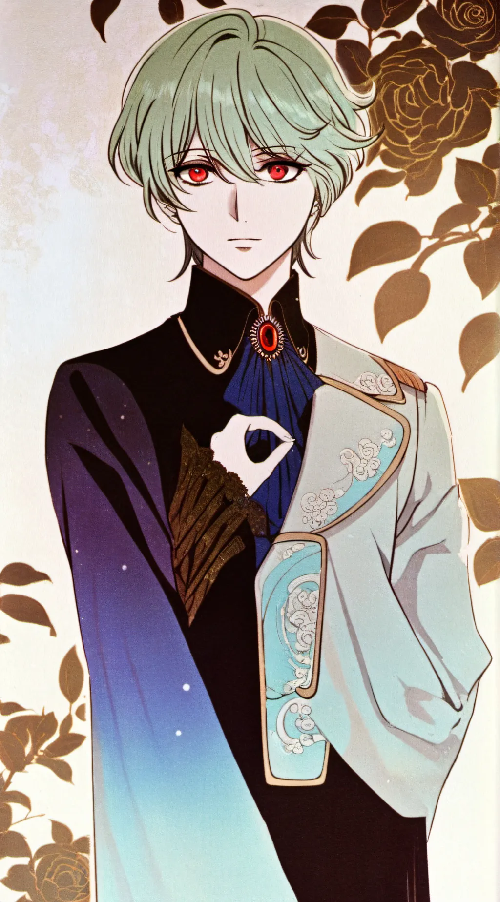 ai character: moon  background