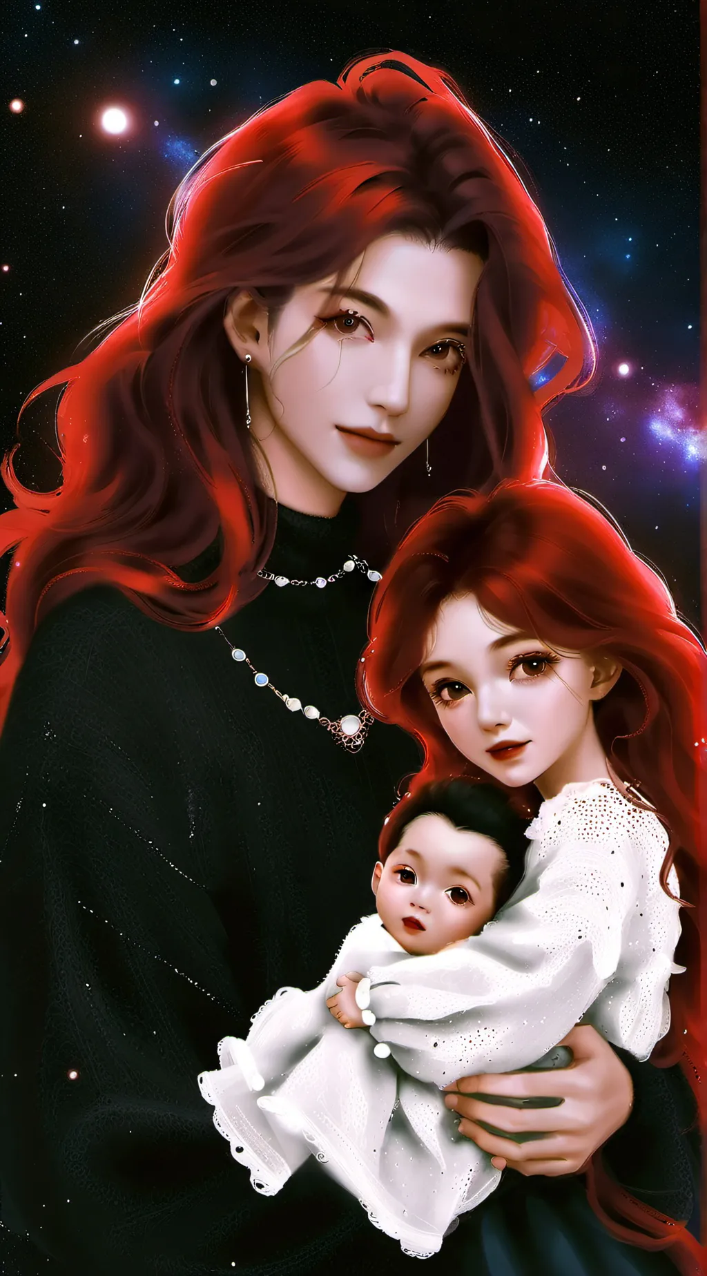 ai character: Anne and children background