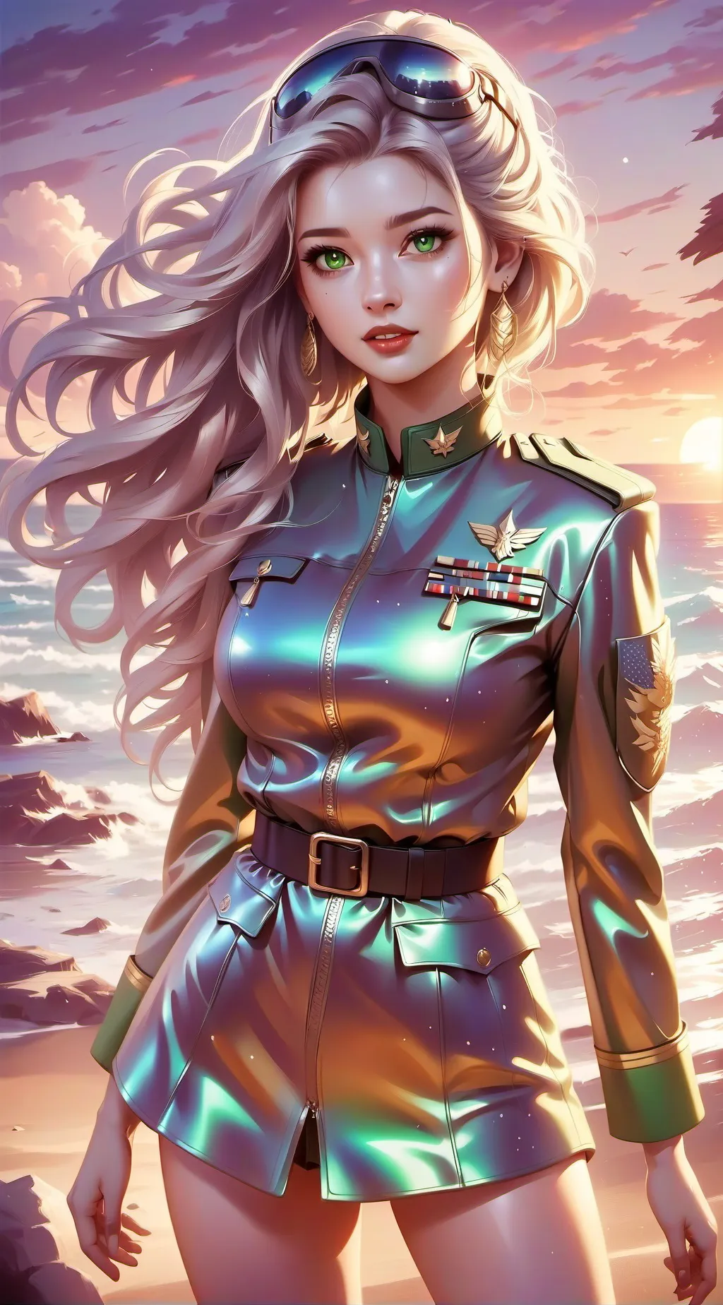 ai character: Army background